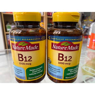 Viên uống bổ sung Vitamin B12 Nature Made B12 1000mcg