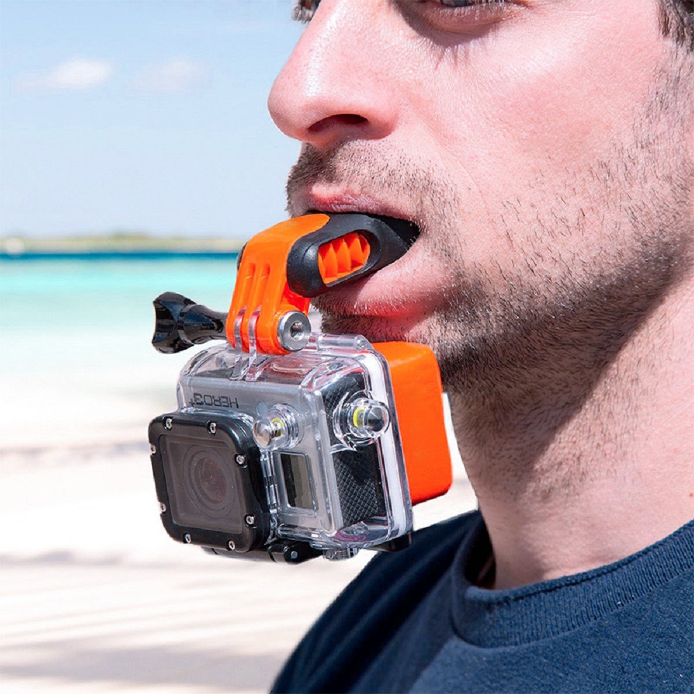 Bộ giá đỡ máy ảnh lặn ngậm miệng Lammcou tương thích với GoPro Hero 10 9 8 7 6 5 4