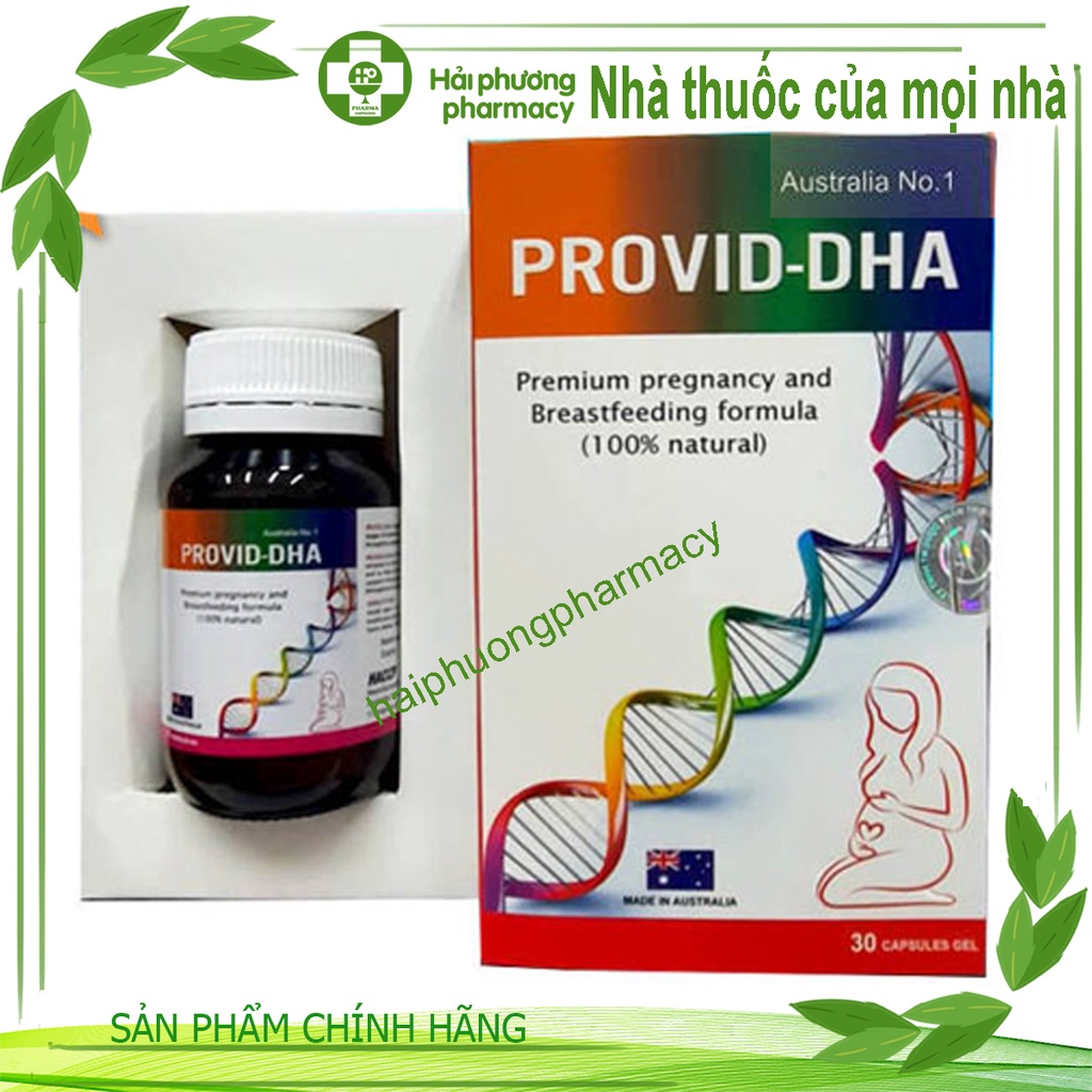 PROVID DHA - hỗ trợ bổ sung vitamin cho phụ nữ có thai - hộp 30 viên