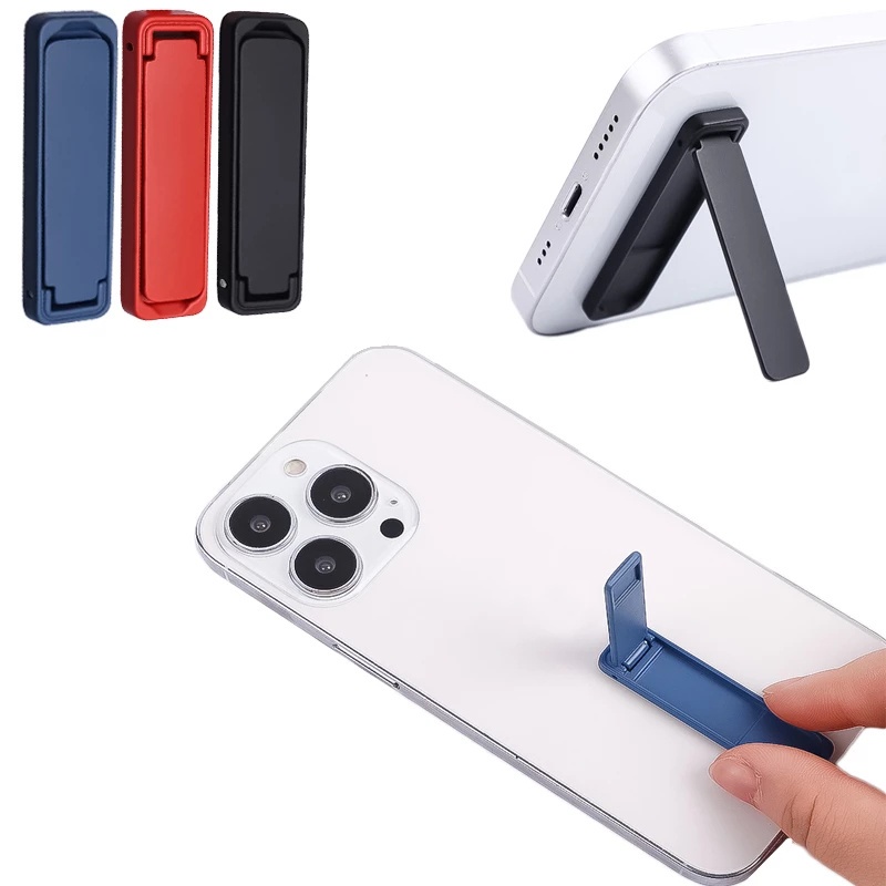 Giá Đỡ Điện Thoại Mini Bằng Kim Loại Gấp Gọn Siêu Mỏng Có Thể Điều Chỉnh Đa Năng