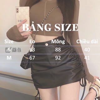 Chân váy da Helen Skirt (có quần bảo hộ bên trong)