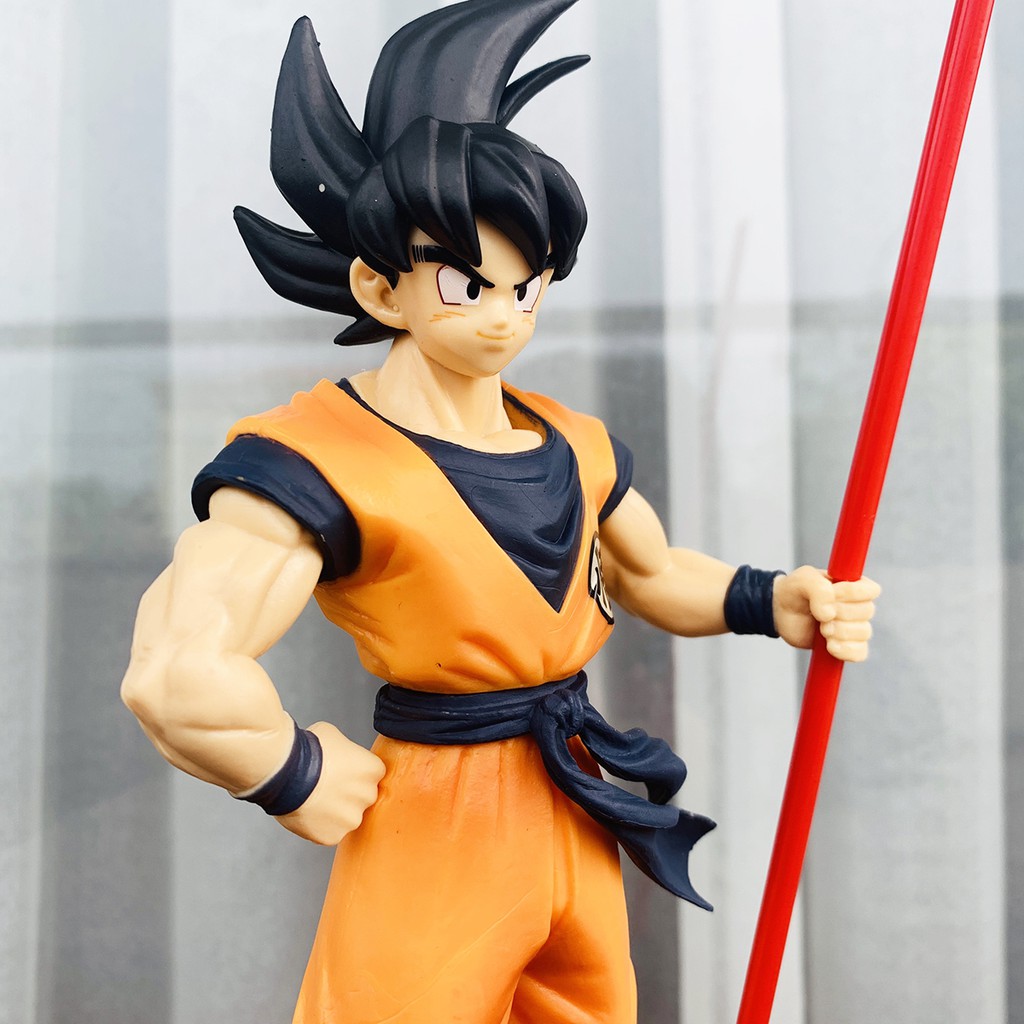 Mô hình Dragon Ball Songoku Cầm Gậy Cao 22cm Siêu Rẻ