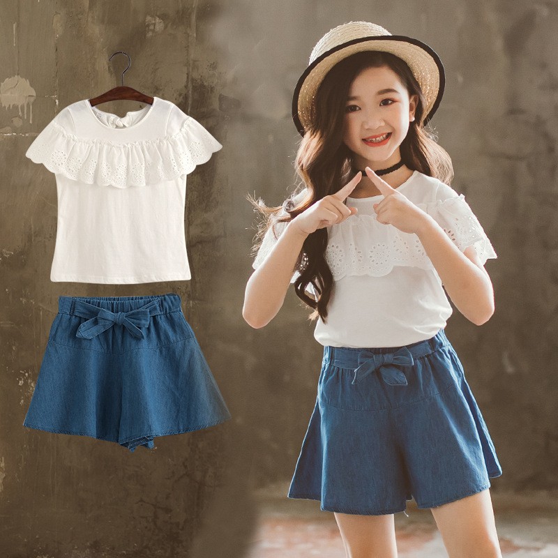 Set bé gái - set quần áo bé gái size 15kg đến 38kg