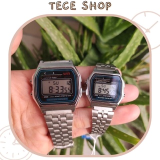 [HOT 2021] Đồng Hồ Nam Nữ Vintage  A159-A158 Full box điện tử chống nước siêu cá tính và trẻ trung năng