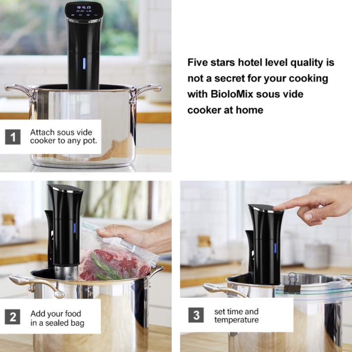 Máy nấu chậm Sous Vide Biolomix SV-8002