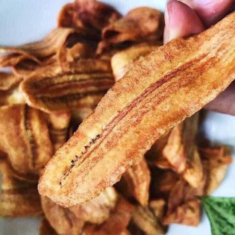 250Gr Chuối sấy Gia Lai Không đường giòn hàng date mới