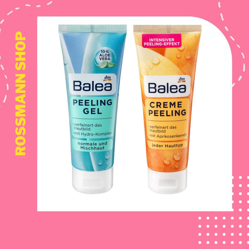 Kem tẩy da chết Balea Creme Peeling 75ml