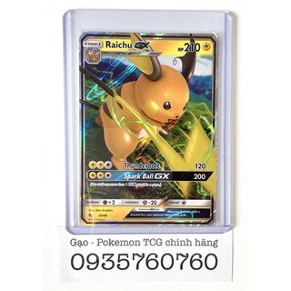 Thẻ bài Pokemon TCG: Raichu GX (Hidden Fates) chính hãng