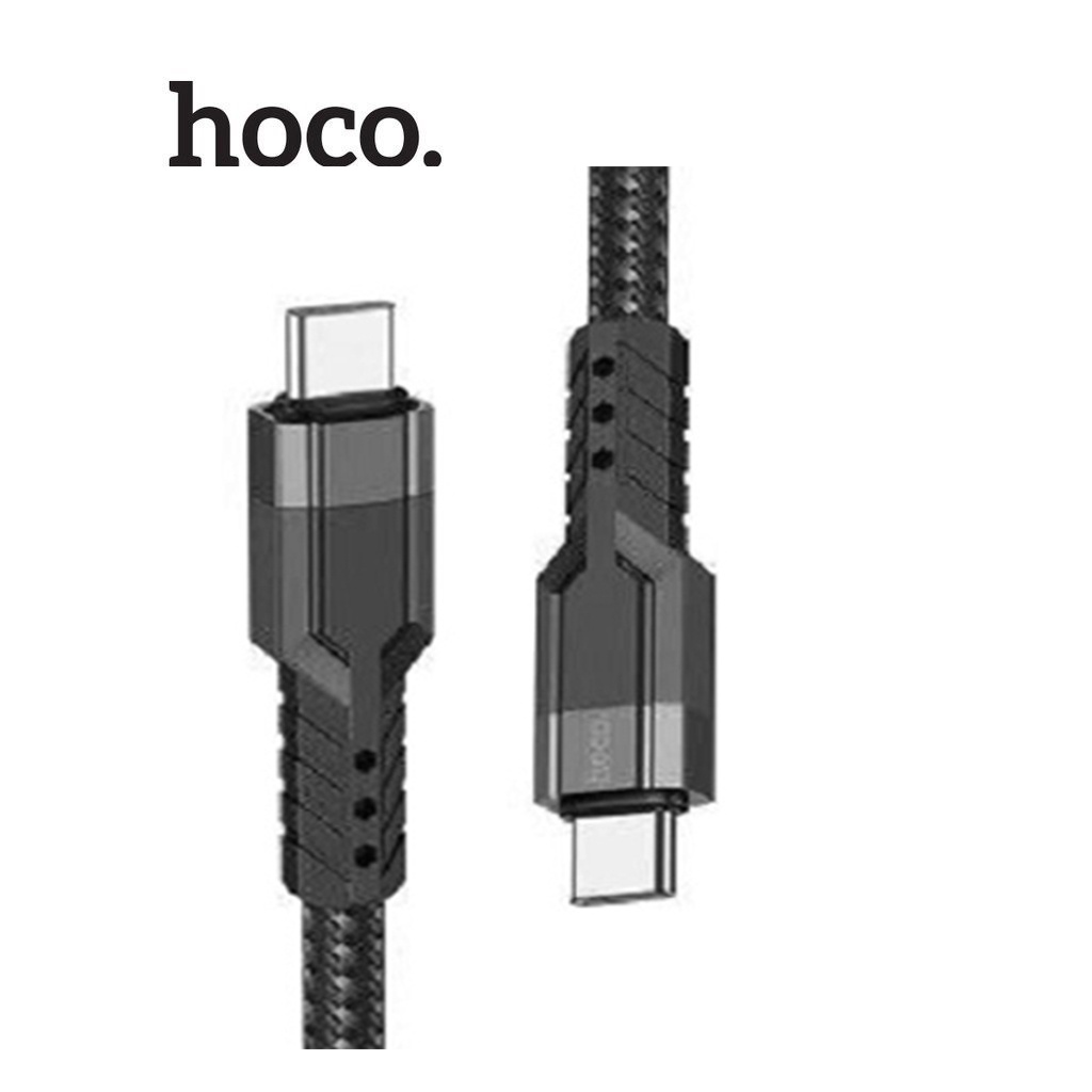 Cáp sạc nhanh 60w HOCO U110 1m2  type C to type C vải dù siêu bền