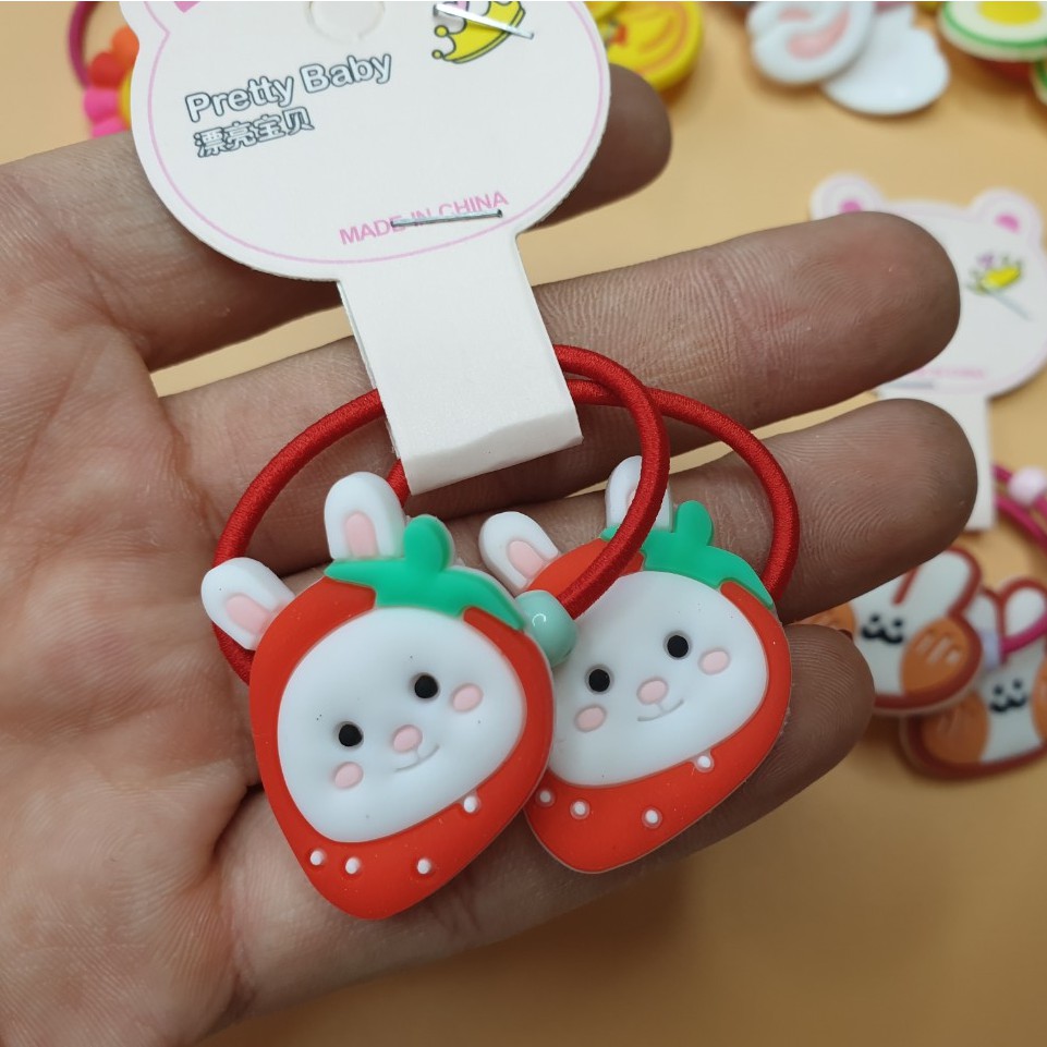 CỘT TÓC CHO BÉ GÁI 3D HÌNH THÚ CƯNG HOẠT HÌNH CAO CẤP