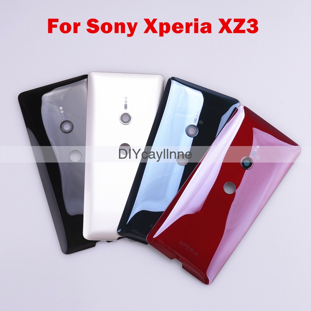 Ốp Điện Thoại Mặt Kính Cường Lực Kèm Camera Cho Sony Xperia XZ3 H9436 H9493 H8416