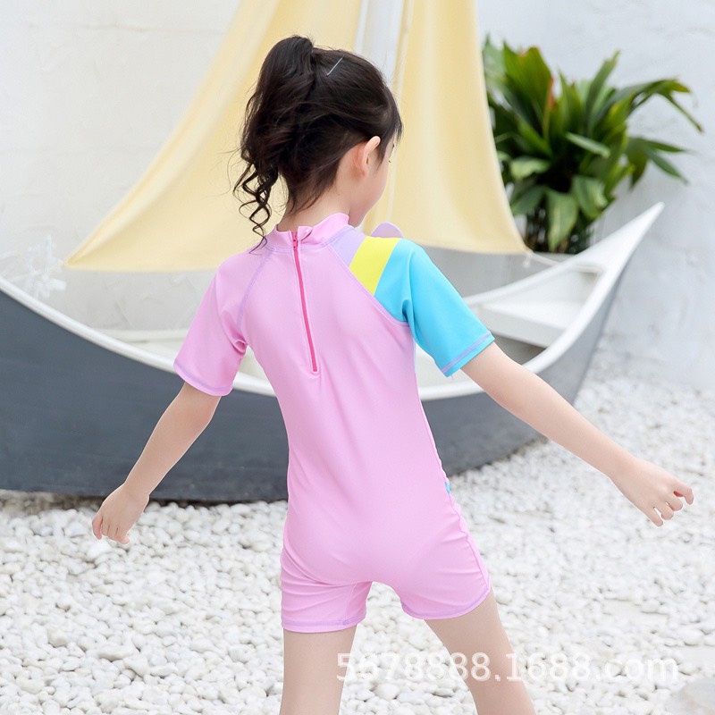 Đồ bơi bé gái liền thân đủ size cho bé từ 3 tuổi đến 12T tuổi, từ 15kg đến 40kg CD Kids