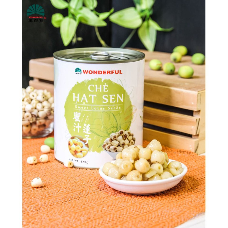 Chè Hạt Sen 870g Wonderful