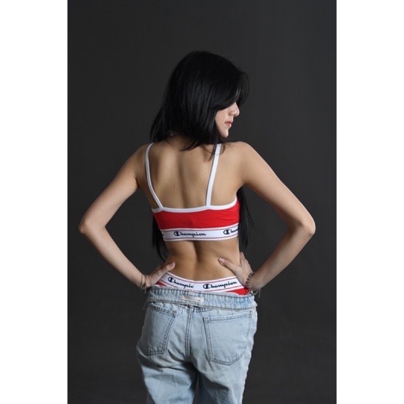 Quần lót tam giác mông nữ cotton thoải mái đai hãng CHAMPION xuất dư cho nữ