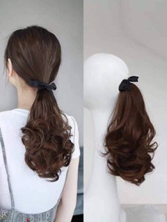 TÓC GIẢ CỘT 💕 FREESHIP 💕💕Tóc Giả Cột Xoăn 30cm