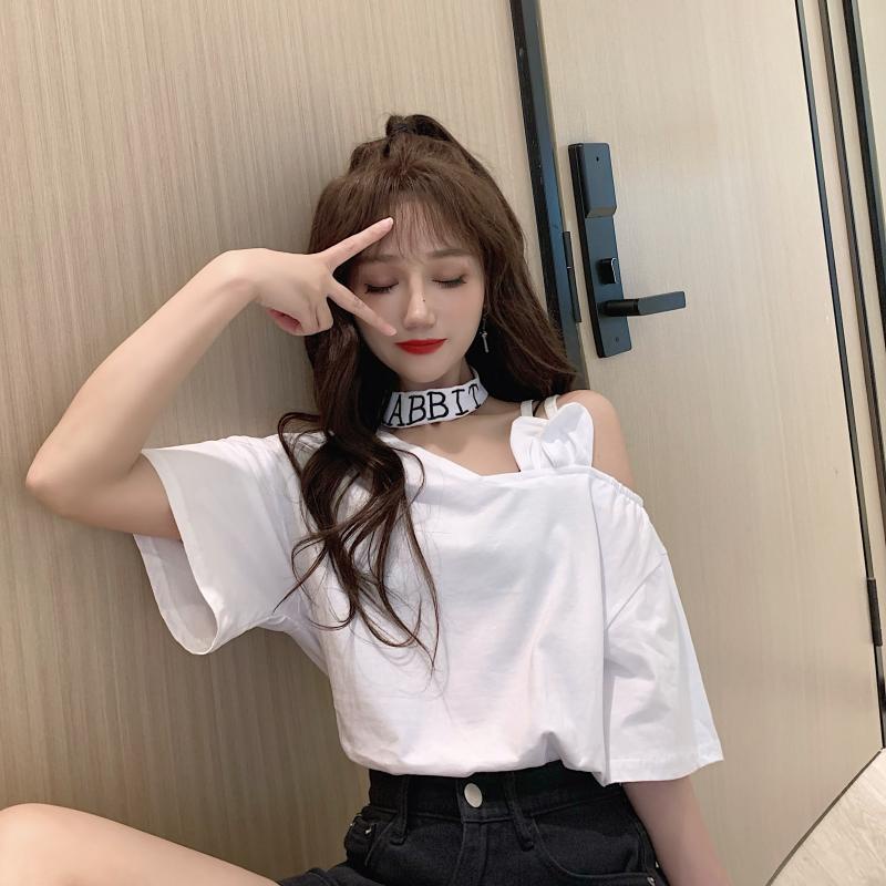 Áo Thun Nữ Tay Ngắn Hở Vai Dáng Rộng Thời Trang Dành Cho Áo phông Nữ TX-102