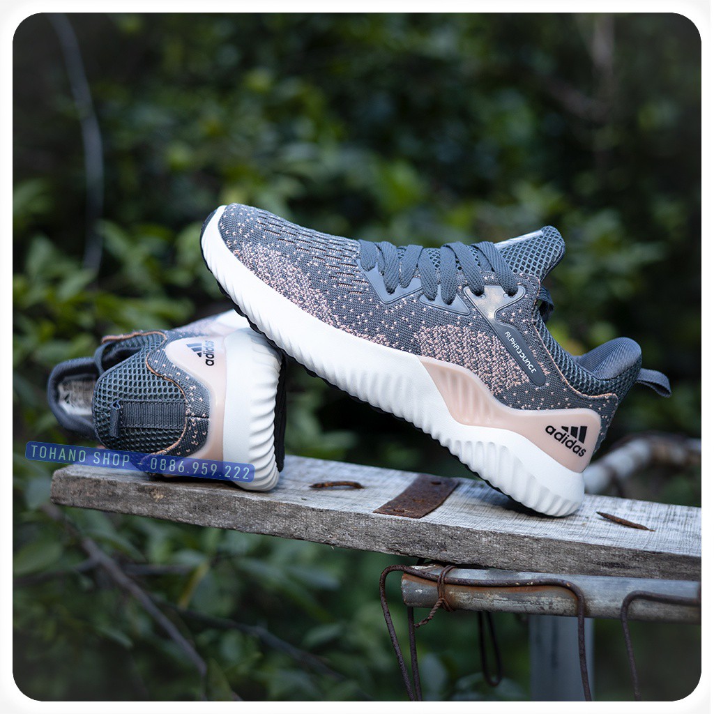 Giày Sneaker Nữ Giày Thể Thao Nữ Alpha Màu Tiêu Hồng