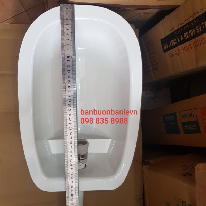 Chao đèn đường ngõ xóm màu trắng  kèm đui loại to - không bóng