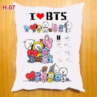 Gối BTS ruột bông hàn quốc