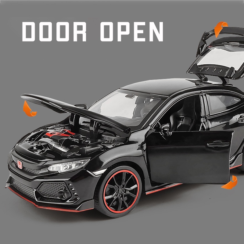 Mô Hình Xe Hơi Honda Civic Type-R Bằng Hợp Kim Tỉ Lệ 1: 32