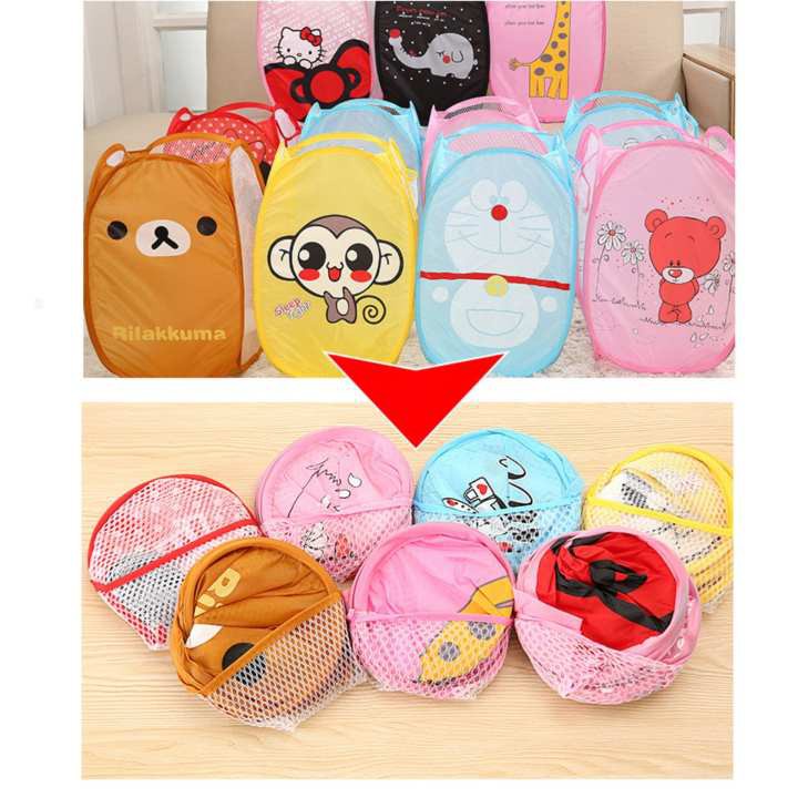 Giỏ Đựng Quần Áo- Sọt Vải Đựng Đồ- Đựng Đồ Chơi Gấp gọn MINISHOP H006