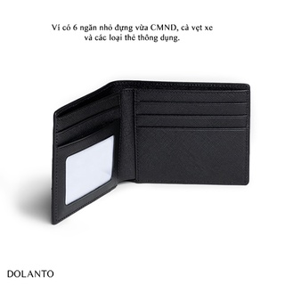 Ví da DOLANTO BRAND® Flat Saffiano Wallet