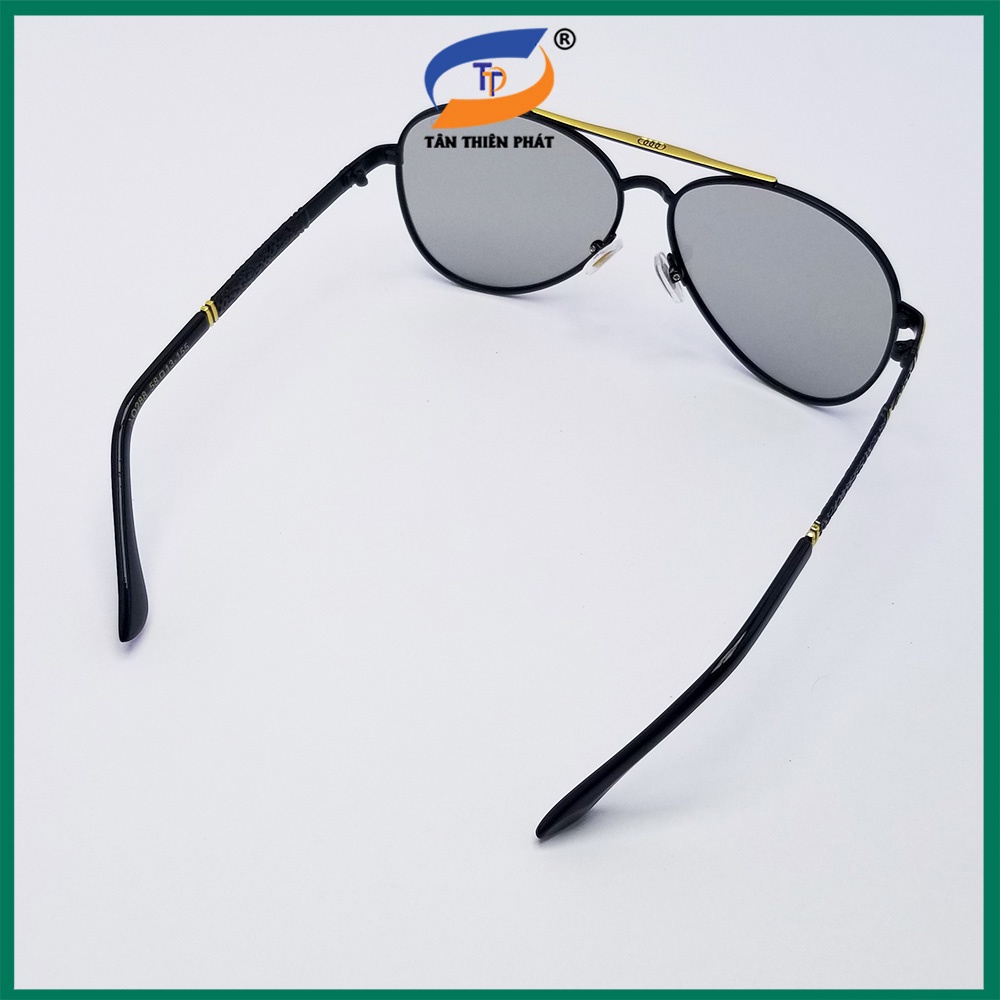 Kính mát nam mắt đổi màu đi ngày đêm TTP0028. Tròng Polarized phân cực trong suốt chống nắng và tia UV