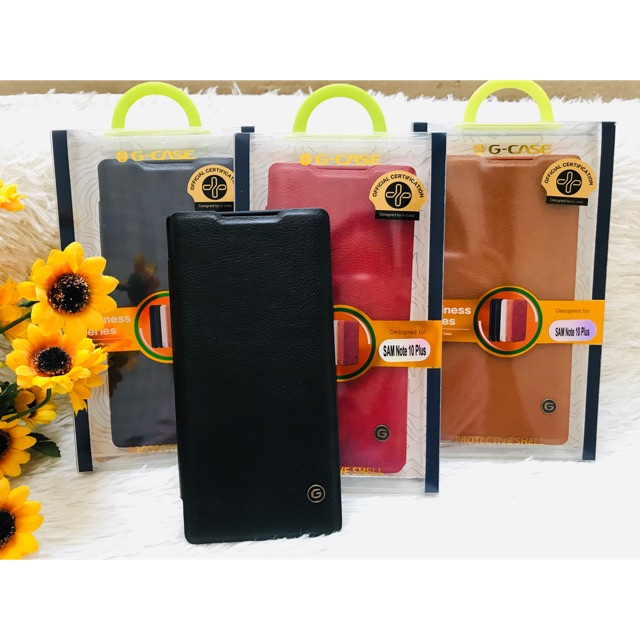 [ Siêu phẩm- Note 10 plus ] Bao da G-case cho samsung Note 10 plus