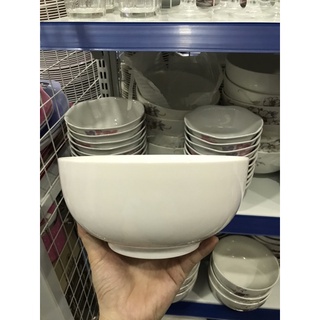 Bát/Tô Sứ Trắng Minh Châu Sâu, Bát Ban Phở, Bún, Tô Canh |7-8| Mta_Mart