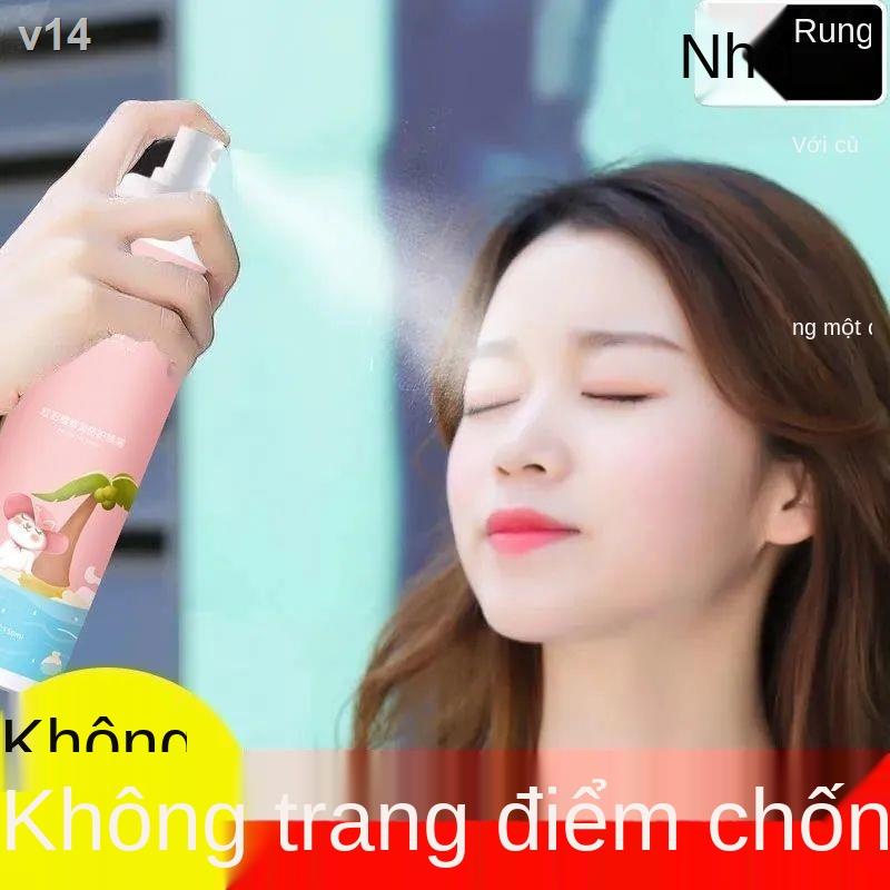 ❇❆♠Xịt chống nắng tia cực tím, thấm nước, mồ hôi, cách ly lâu trôi, combo kem nắng, không màu, trong suốt, làm trắng và