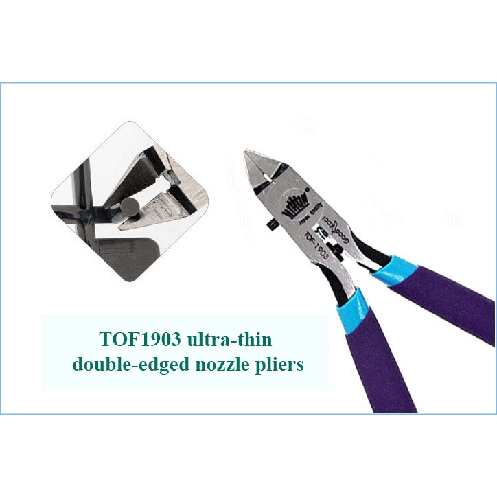 Dụng cụ kìm cắt mô hình TOF1901 - 1904 ultra thin single blade godhand quality SPN120 Tool hobby