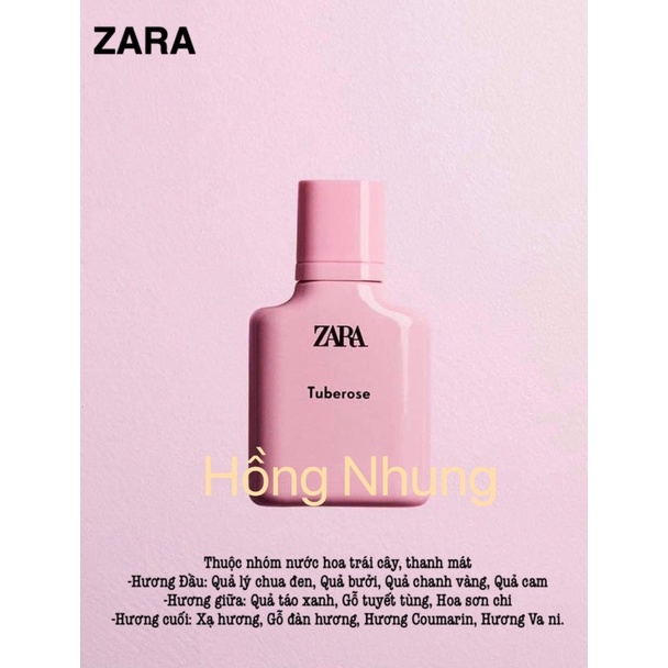 (SẴN SHIP,BILL Ở CUỐI)NƯỚC HOA ZARA | Thế Giới Skin Care