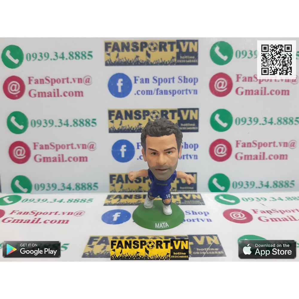 Tượng cầu thủ bóng đá Chelsea Soccerstarz non kodoto soccerwe Cech Luiz Cole Torres Mata