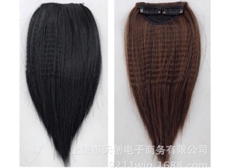 Tóc giả kẹp mái phồng che hói