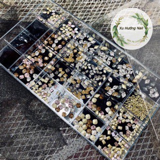 Khay mica cao cấp đựng đá nail