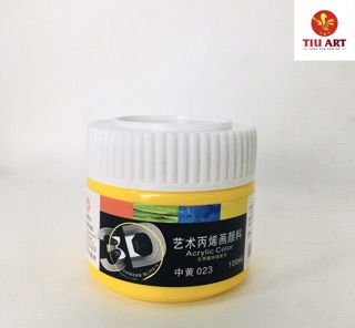 Set 8 Màu Acrylic 3d-100ml cơ bản (cho người mới học vẽ)