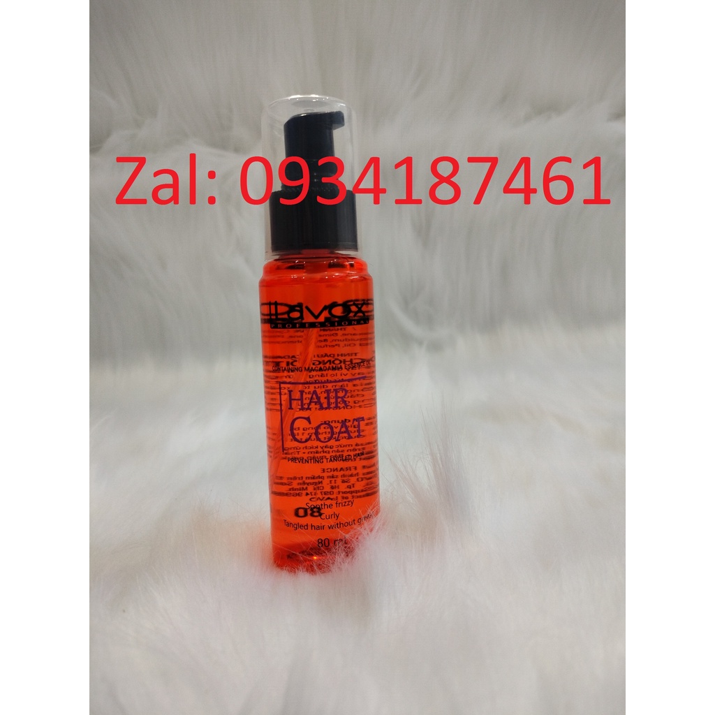 Tinh dầu bóng tóc Lavox cam 80ml