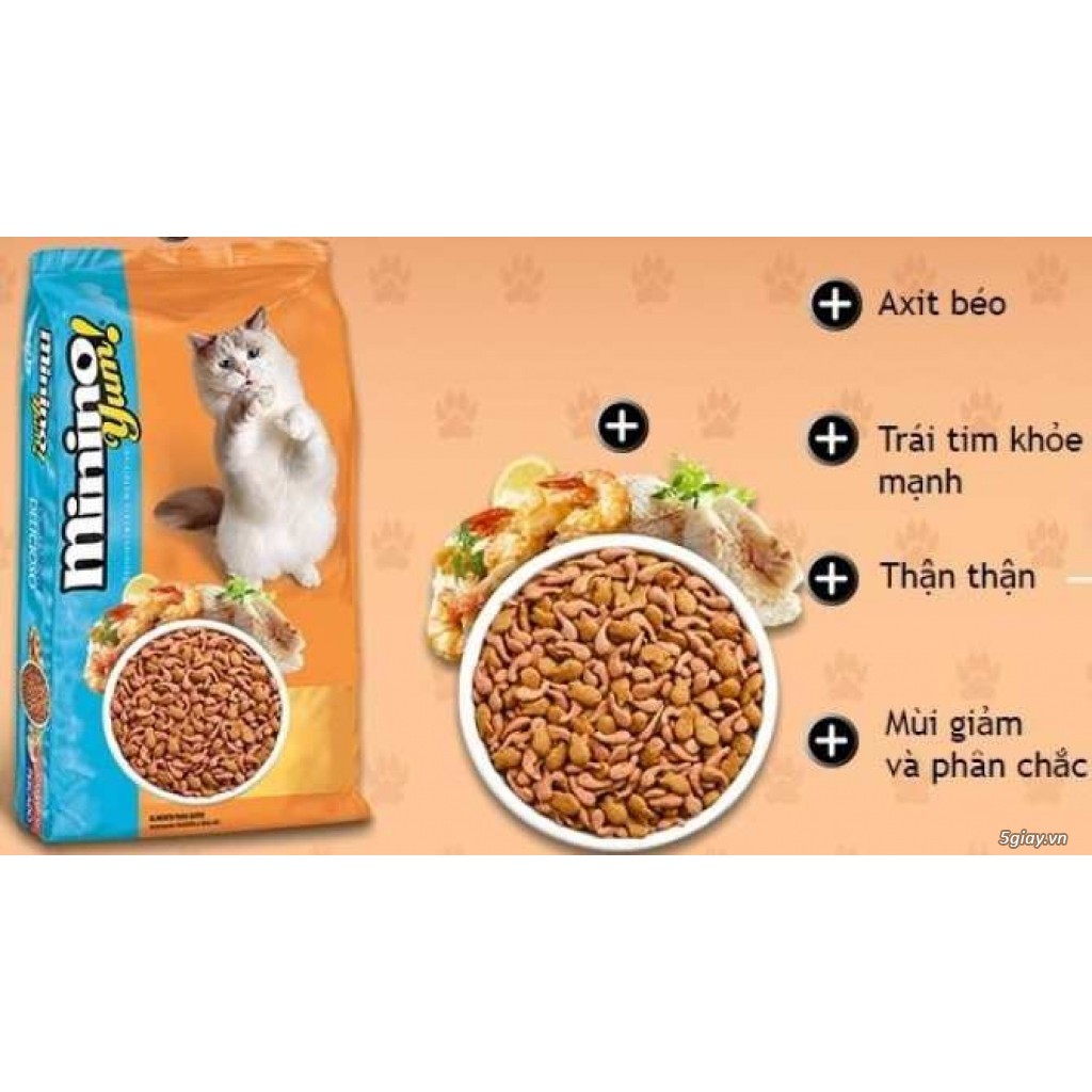 THỨC ĂN CHO MÈO HẠT MININO YUM 350g