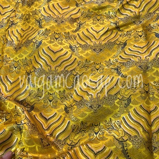 Gấm Thượng Hải vân mây vàng