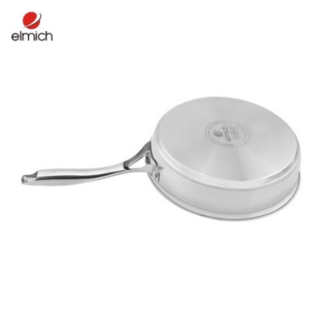 Chảo Chống Dính Bếp Từ Elmich Inox 3 Đáy Size 20cm MaxA EL-3761 Dùng Cho Mọi Loại Bếp