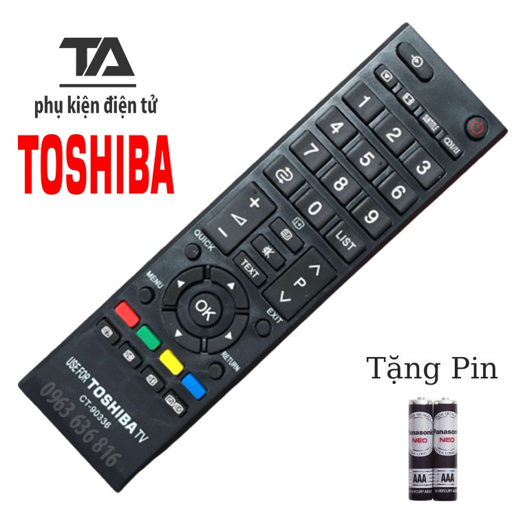 REMOTE ĐIỀU KHIỂN TIVI TOSHIBA LED/LCD DÒNG CT-90