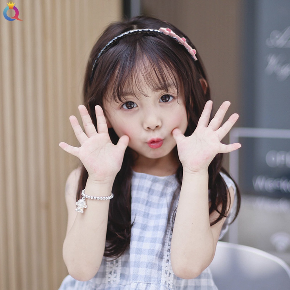 Băng Đô Cài Tóc Họa Tiết Hoạt Hình Phong Cách Hàn Quốc Đáng Yêu Cho Bé Gái A82