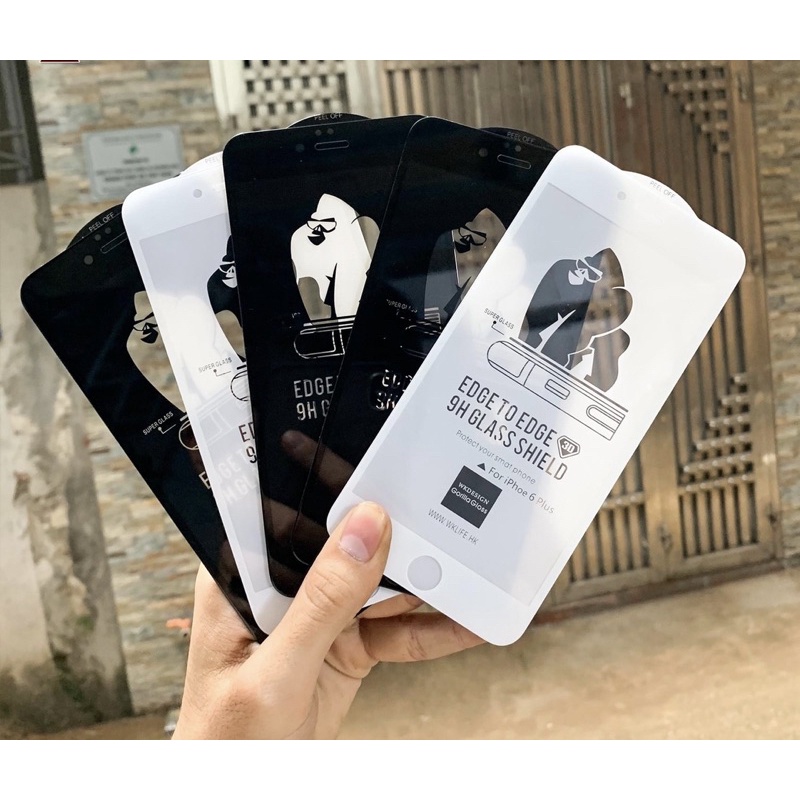 KÍNH CƯỜNG LỰC IPHONE FULL MÀN-CHÍNH HÃNG KINGKONG- TRONG SUỐT- HẠN CHẾ BÁM VÂN TAY- IPHONE 6 ĐẾN 12PROMAX