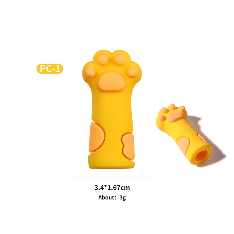Kéo cắt móng tay MISSCHEERING bằng silicone hình móng mèo dễ thương xinh xắn