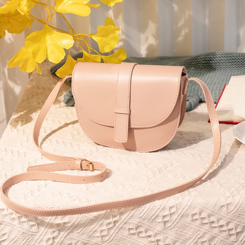 Túi Da Đeo Vai B1260 Màu Trơn Đơn Giản Thời Trang