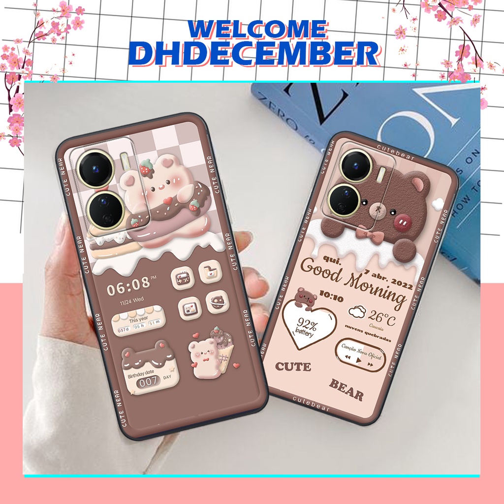 Ốp lưng Vivo Y16 2022 - BẢO VỆ CAMERA in hình GẤU HỒNG-GẤU BE3R -XINH XẺO CỰC ĐẸP