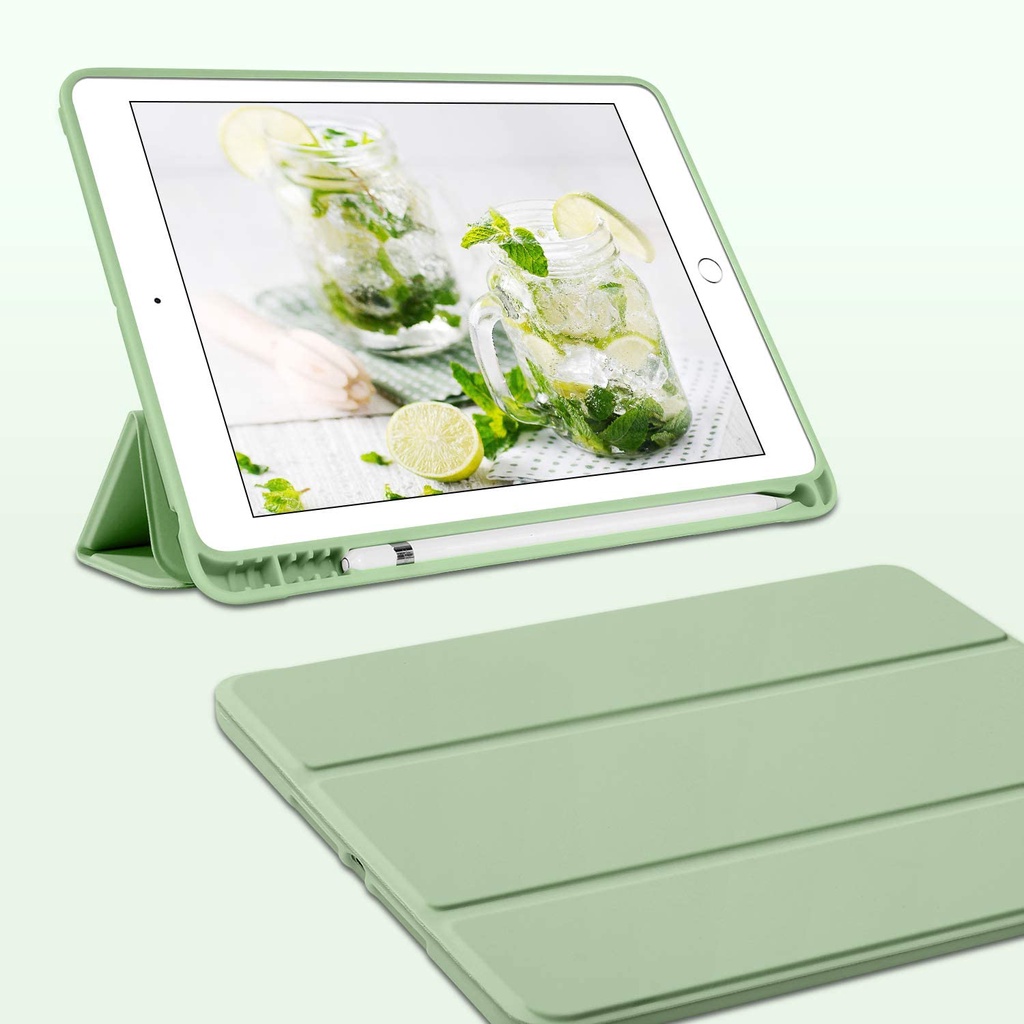 Ốp máy tính bảng thông minh có ngăn đựng bút cho iPad air 4 10.9/pro 10.5/mini 5/mini4/8th gen 10.2/pro11/gen7 gen6 5th gen 9.7/air3/2/1