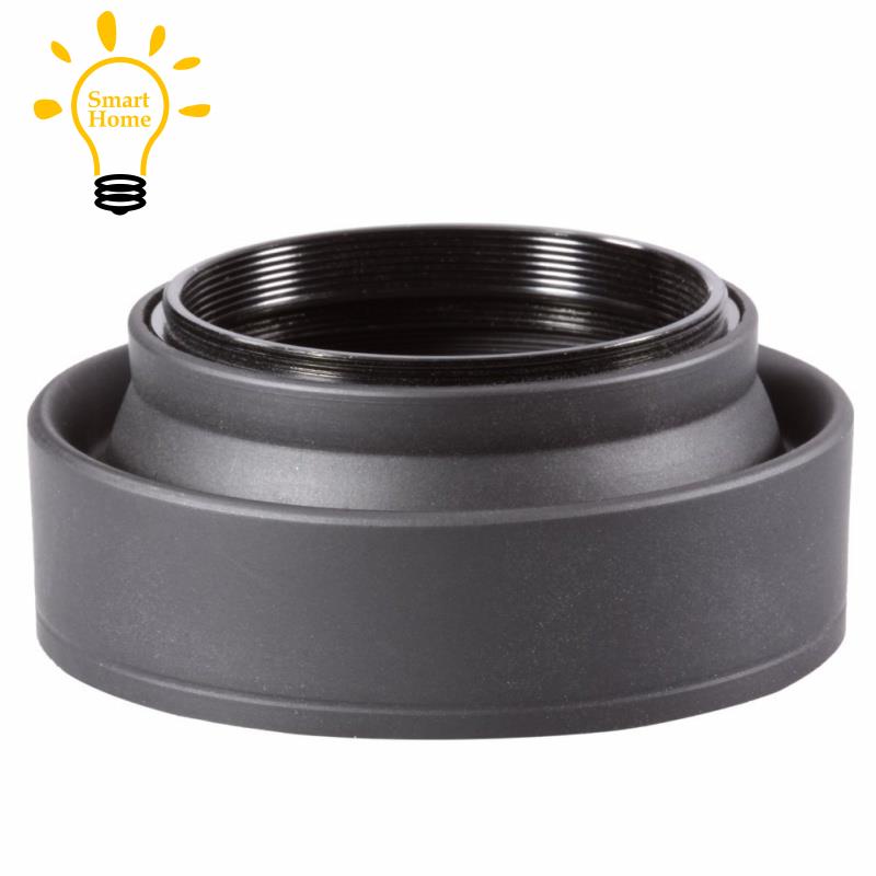 Loa che nắng 52mm 3 trong 1 cho máy ảnh Canon EOS; Nikon Pentax, Sony, Sigma và ống kính 52mm
