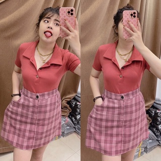 Chân váy a kẻ ô maii thươngg bigsize