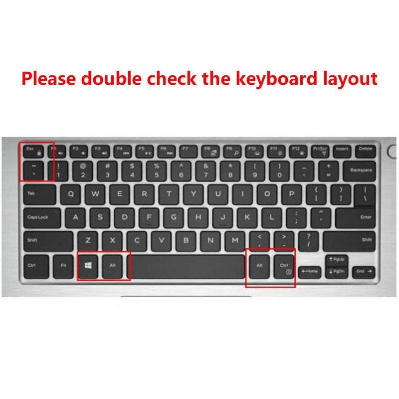Tấm phủ bảo vệ bàn phím bằng silicon mềm siêu mỏng cho Laptop 14 Inch Dell Vostro 5468 R1605S 7000
